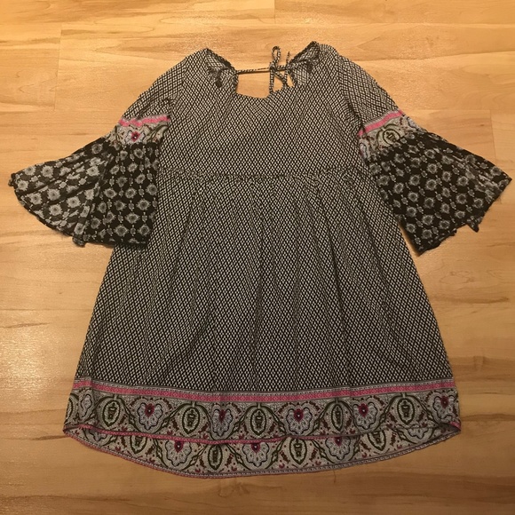 Umgee Tops - Umgee Mixed Pattern Tunic